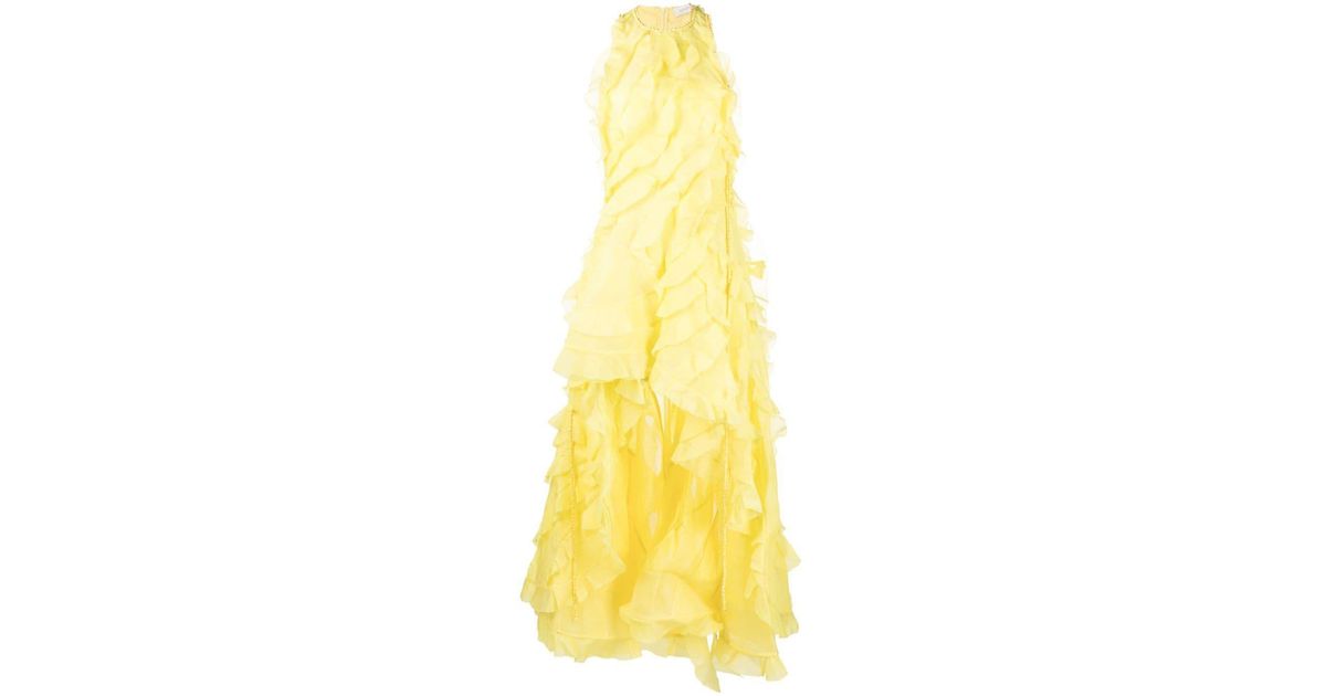 gown ruffle