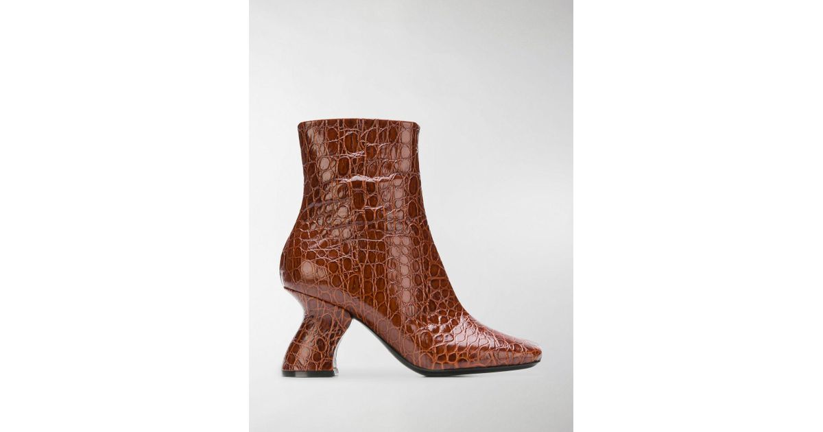 dries van noten croc boots