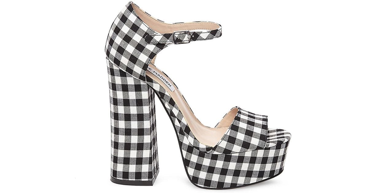 steve madden plaid shoes