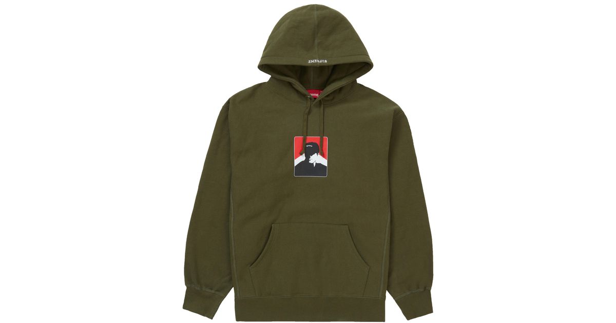 supreme portrait hoodie