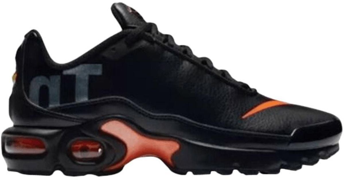 nike air max plus tn orange black