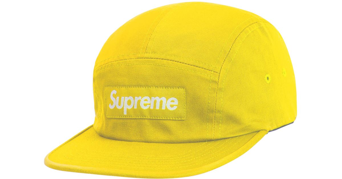 yellow supreme hat