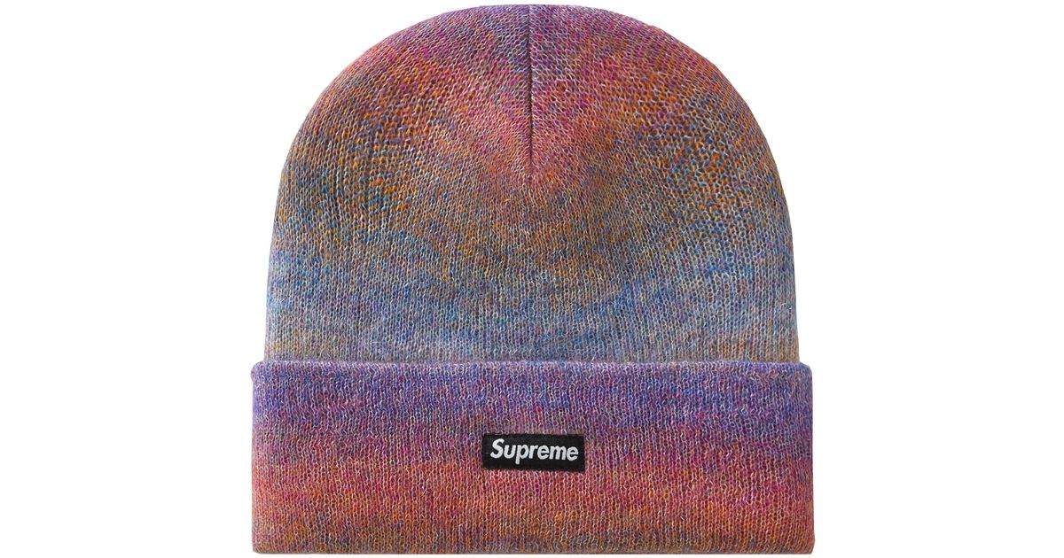 supreme mohair beanie black
