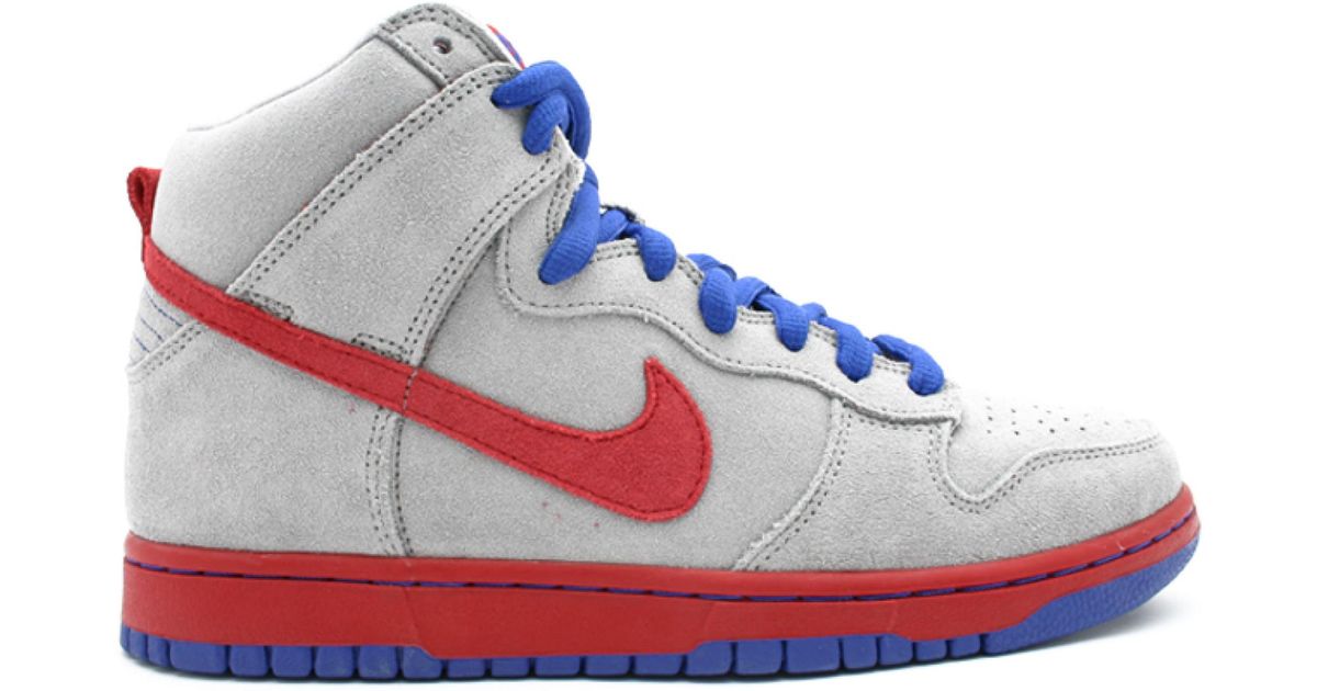 sb dunk high premium black white  and  varsity royal
