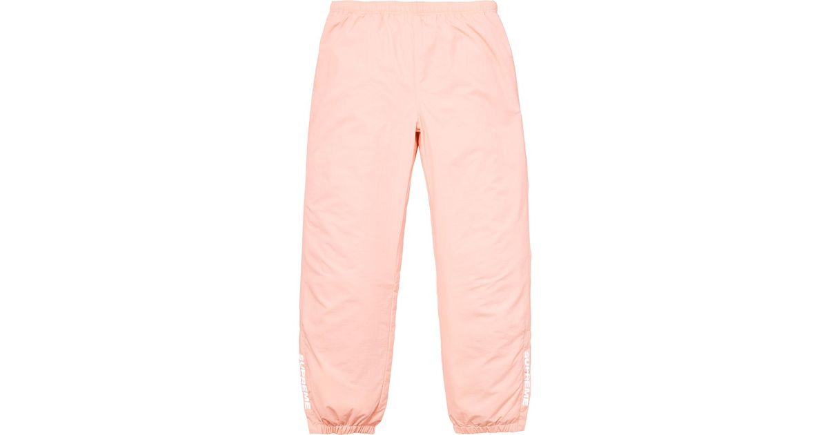 pink supreme pants
