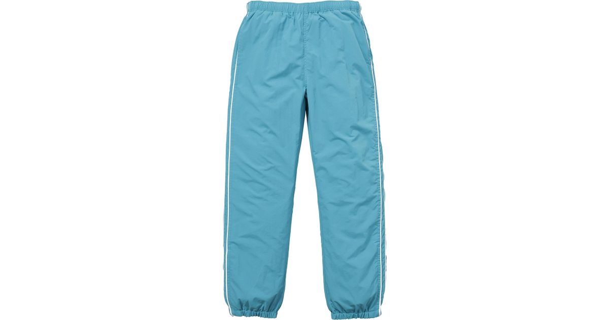 supreme piping track pants