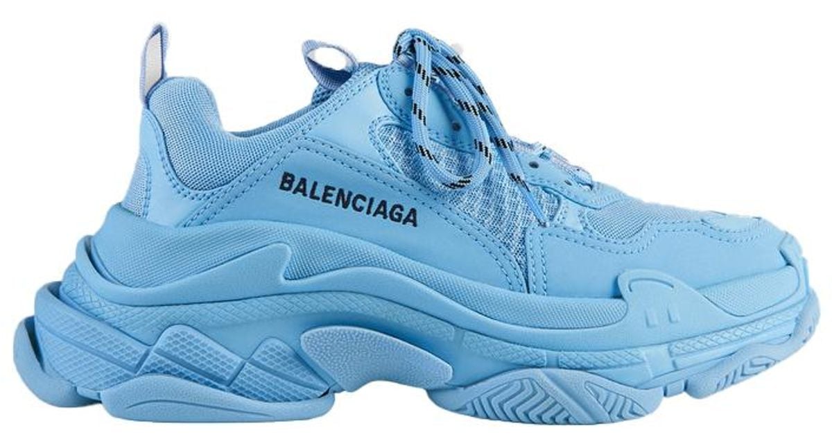 Balenciaga Triple S (w) in Light Blue (Blue) - Lyst