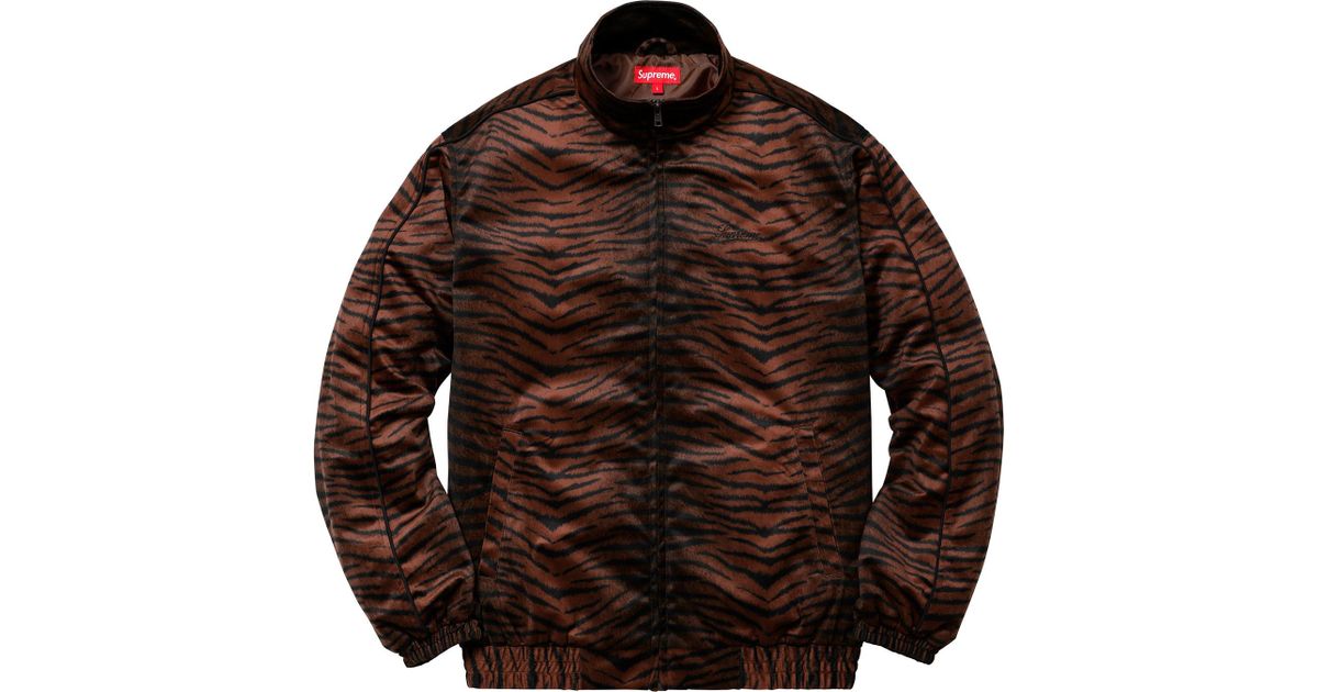 supreme tiger stripe jacket