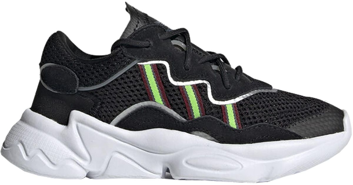 adidas Ozweego Core Black Solar Green (w) - Lyst