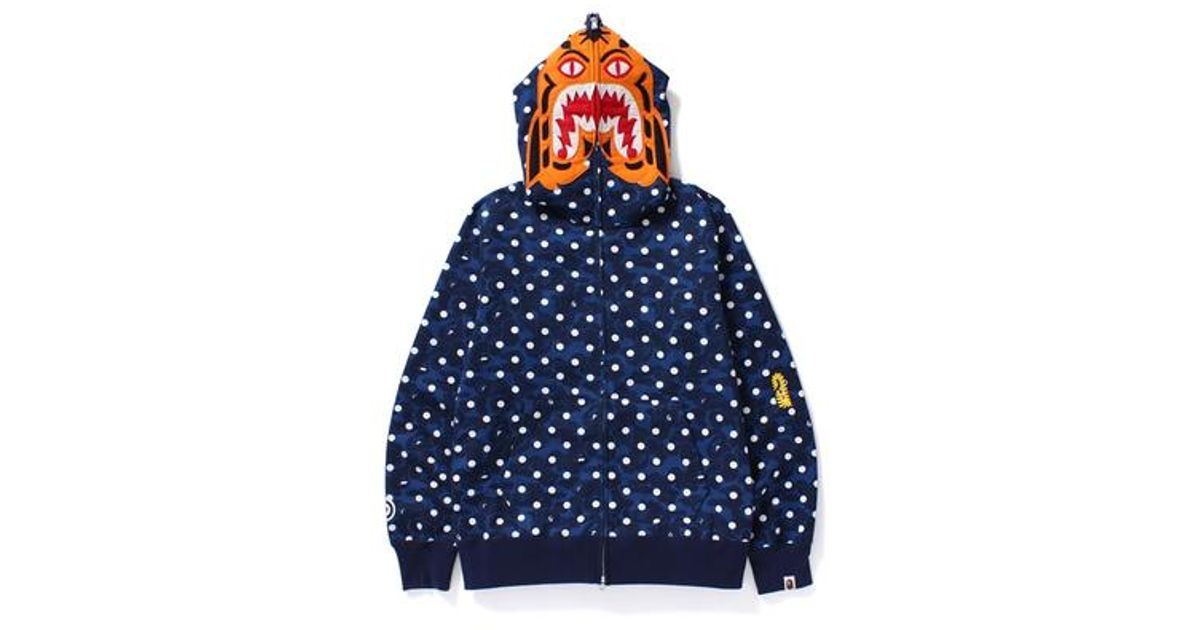 polka dot bape hoodie