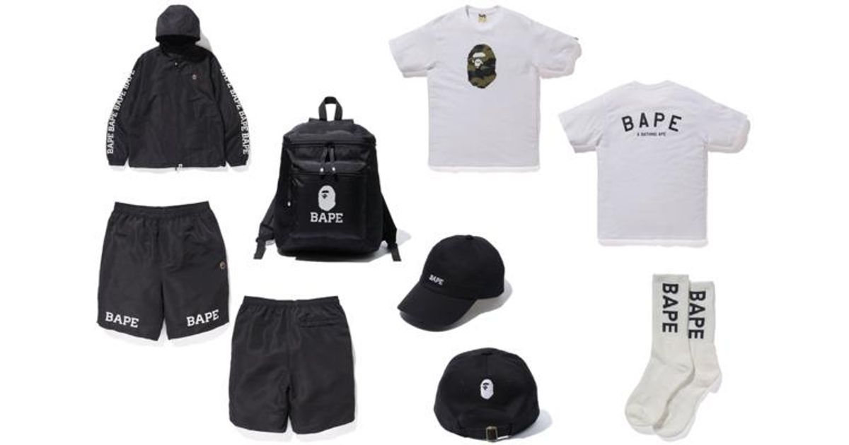 bape premium summer bag backpack black