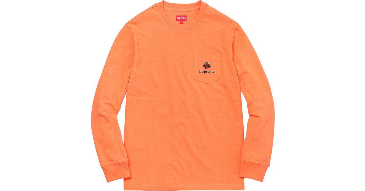 supreme sacred heart long sleeve