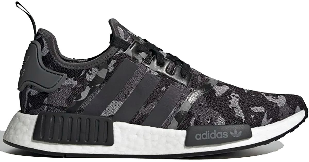 nmd r1 grey camo heel