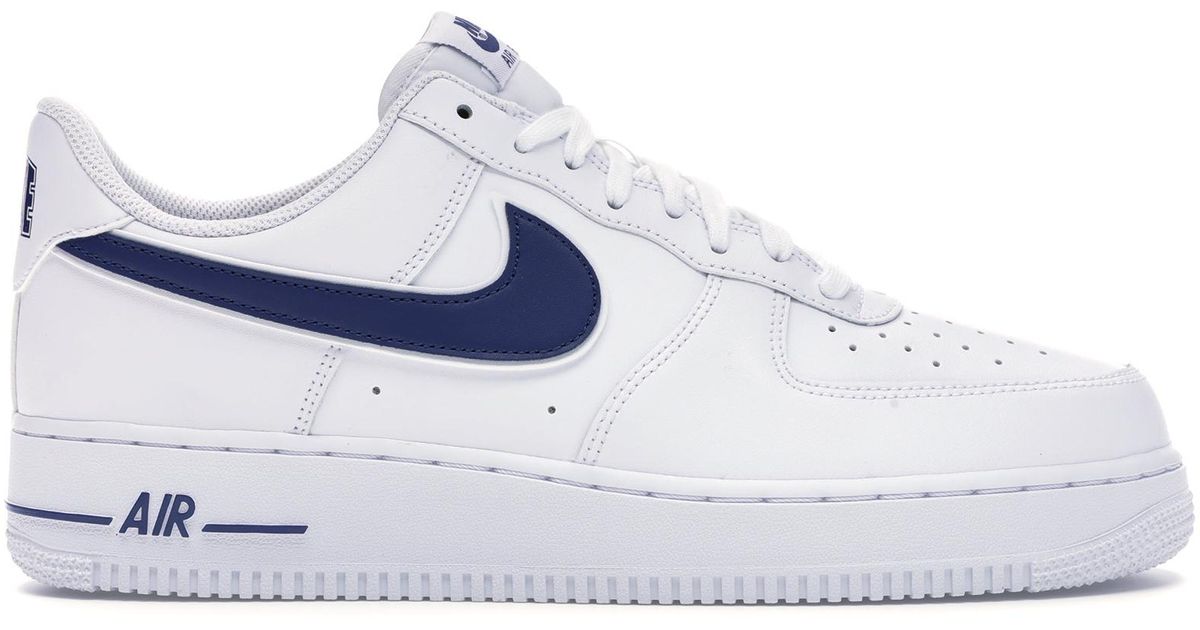 air force 1 low white deep royal