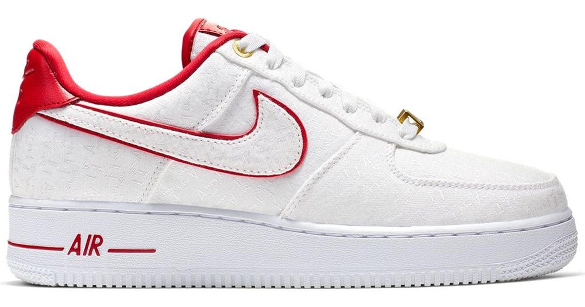 air force 1 upstep lux university red