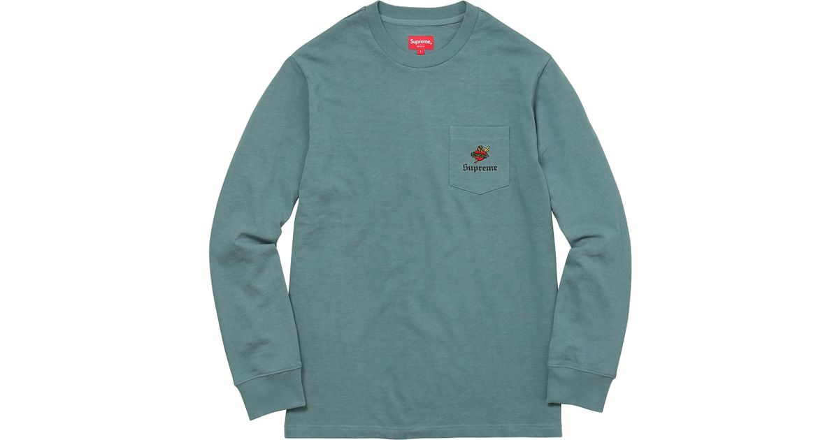 supreme sacred heart long sleeve