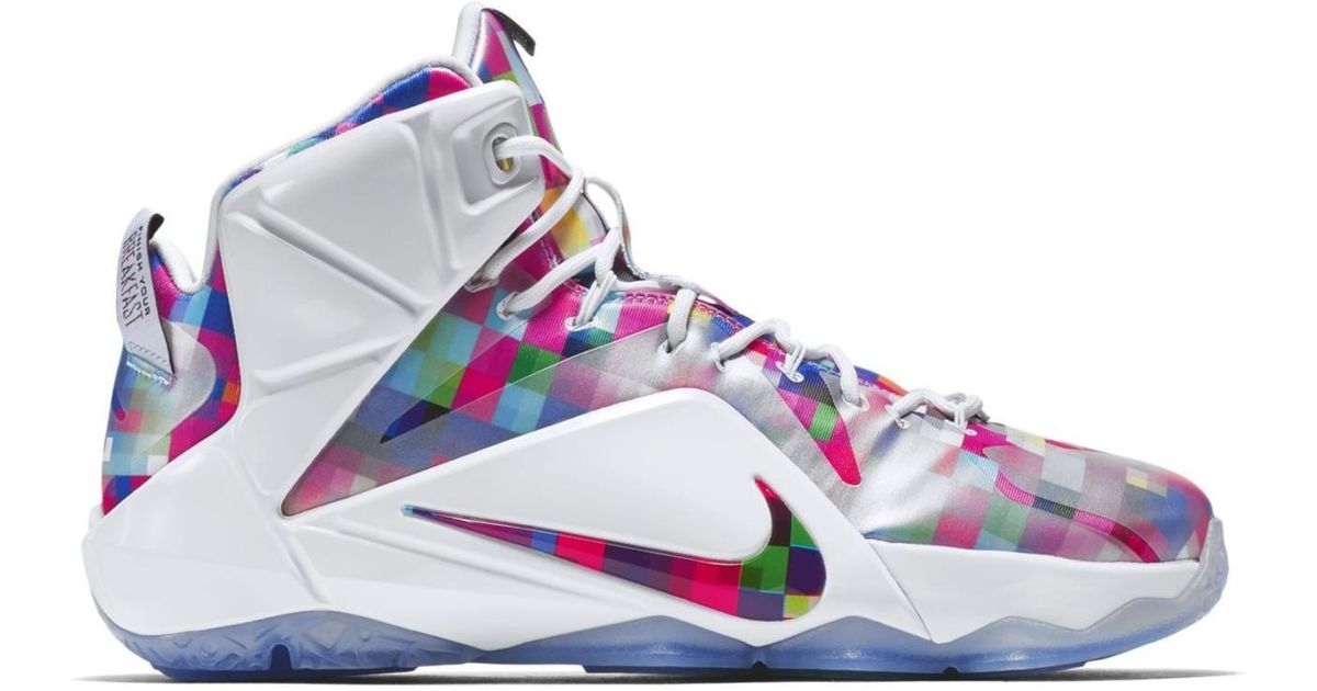 nike lebron 12 multicolor