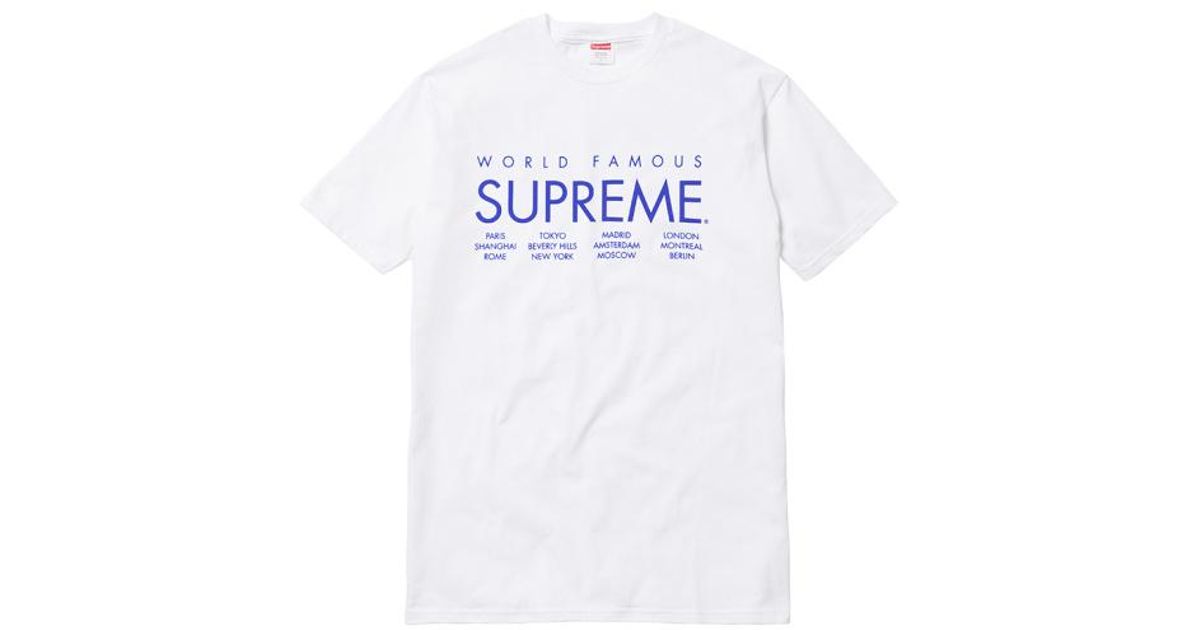 supreme international tee