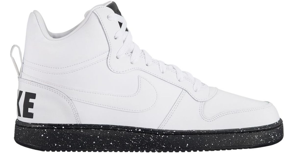 nike court borough black and white