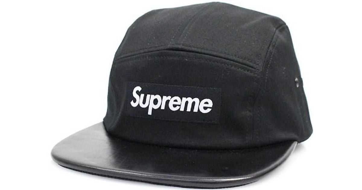 supreme hat black