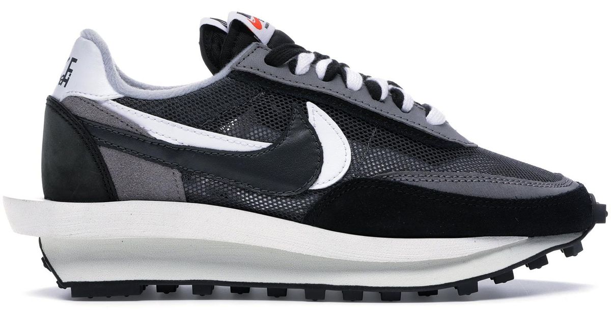 sacai ld waffle black