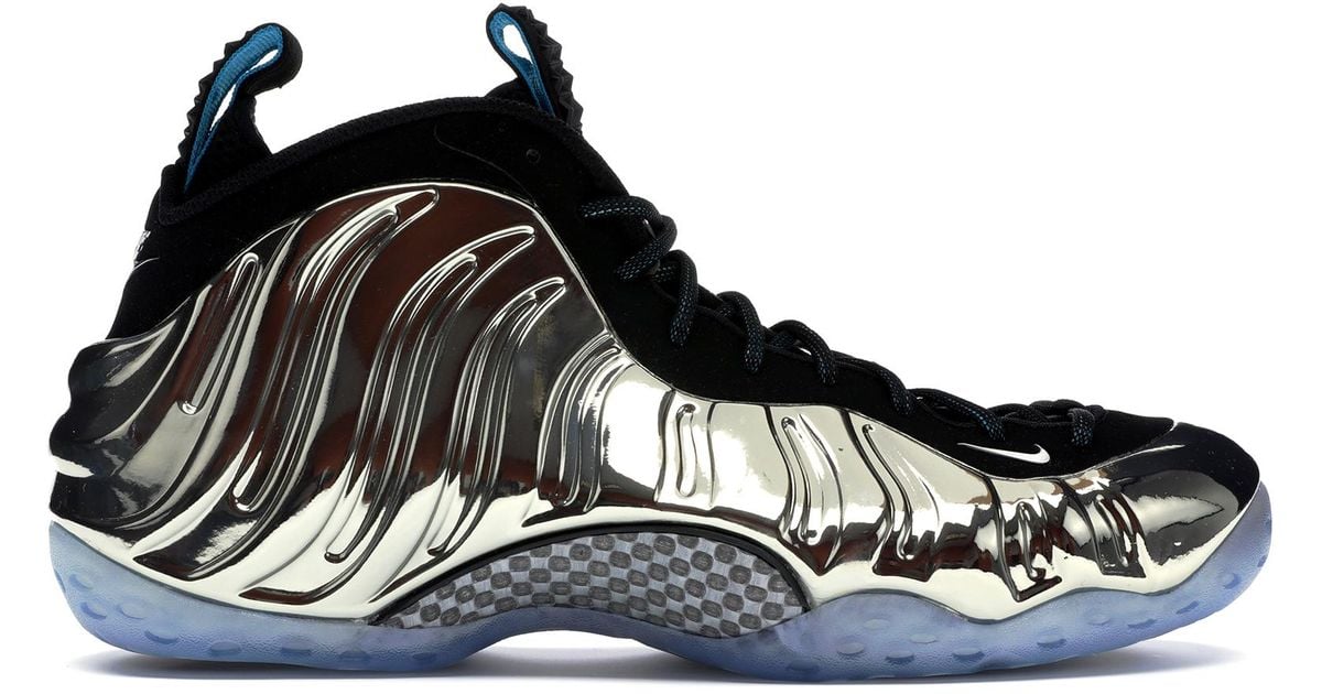 nike air foamposite silver