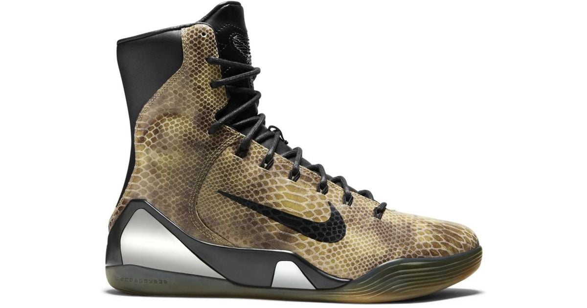 kobe 9 snakeskin black