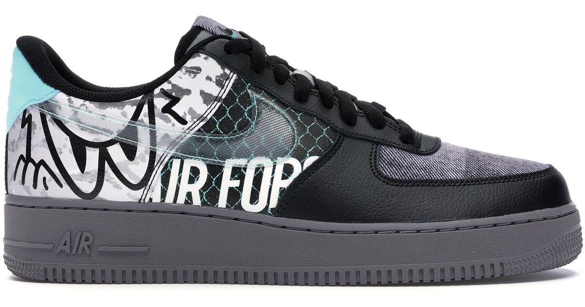 air force 1 low off noir pure platinum