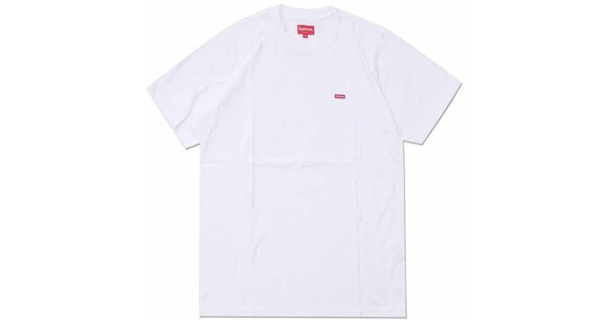 white supreme shirt