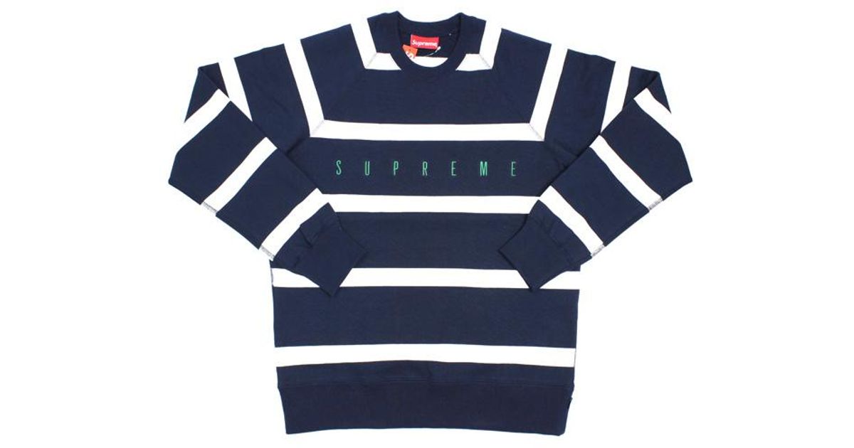 Supreme Striped Raglan Sweater Store, 56% OFF | lagence.tv