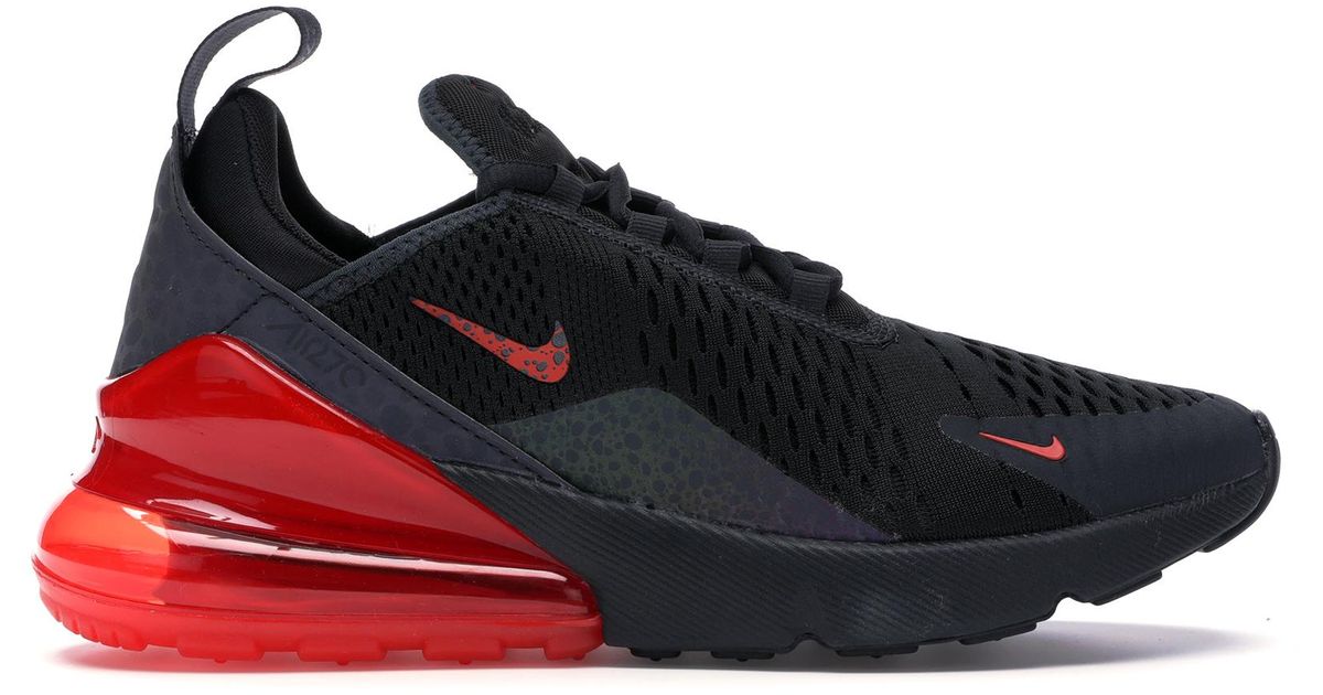 nike air max 270 reflective black red