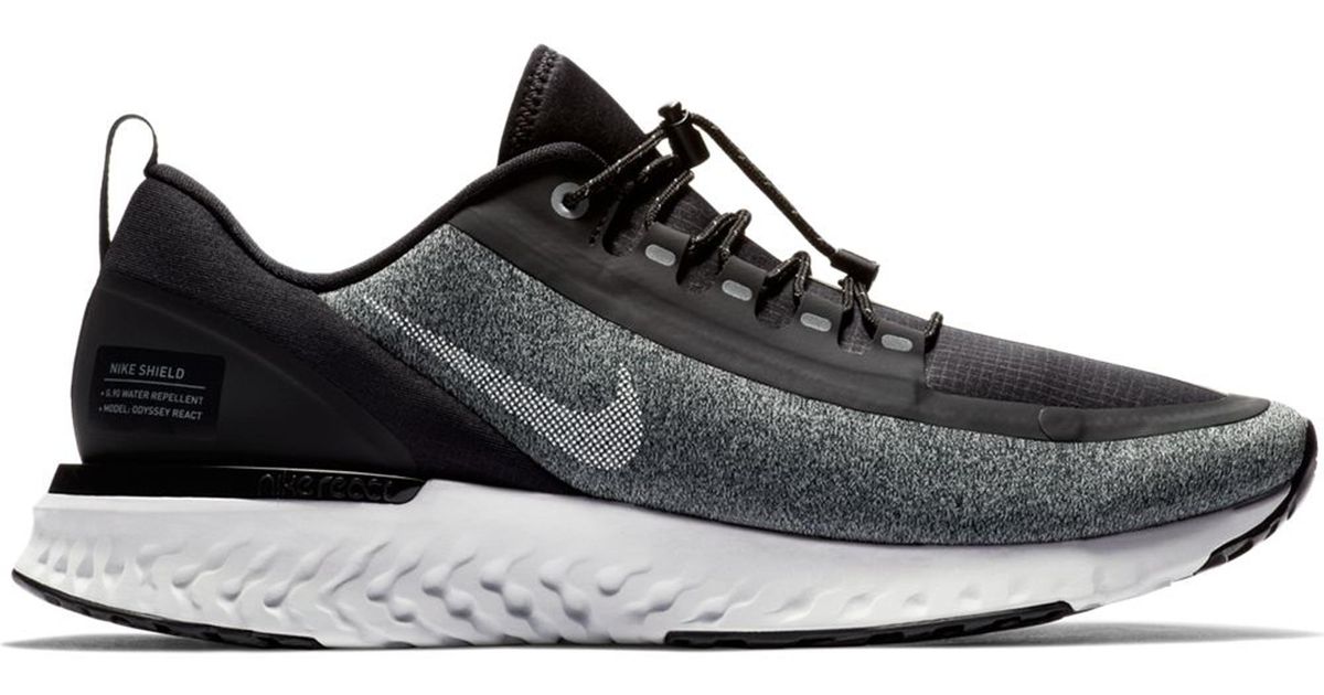 nike react shield black