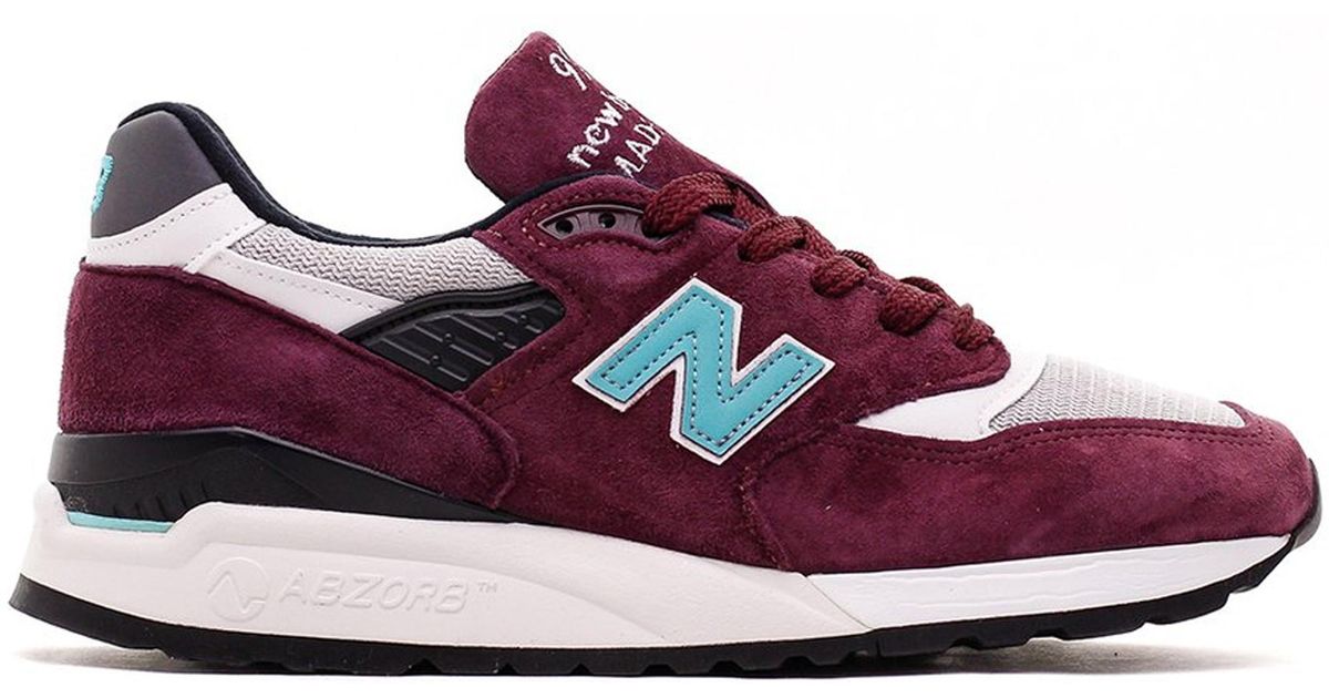 purple new balance 998