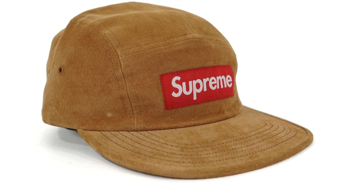 supreme suede cap