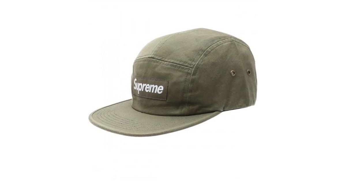 帽子 25FW Washed Chino Twill Camp Cap Supreme Washed Chino Twill Camp Cap (FW25) - $48