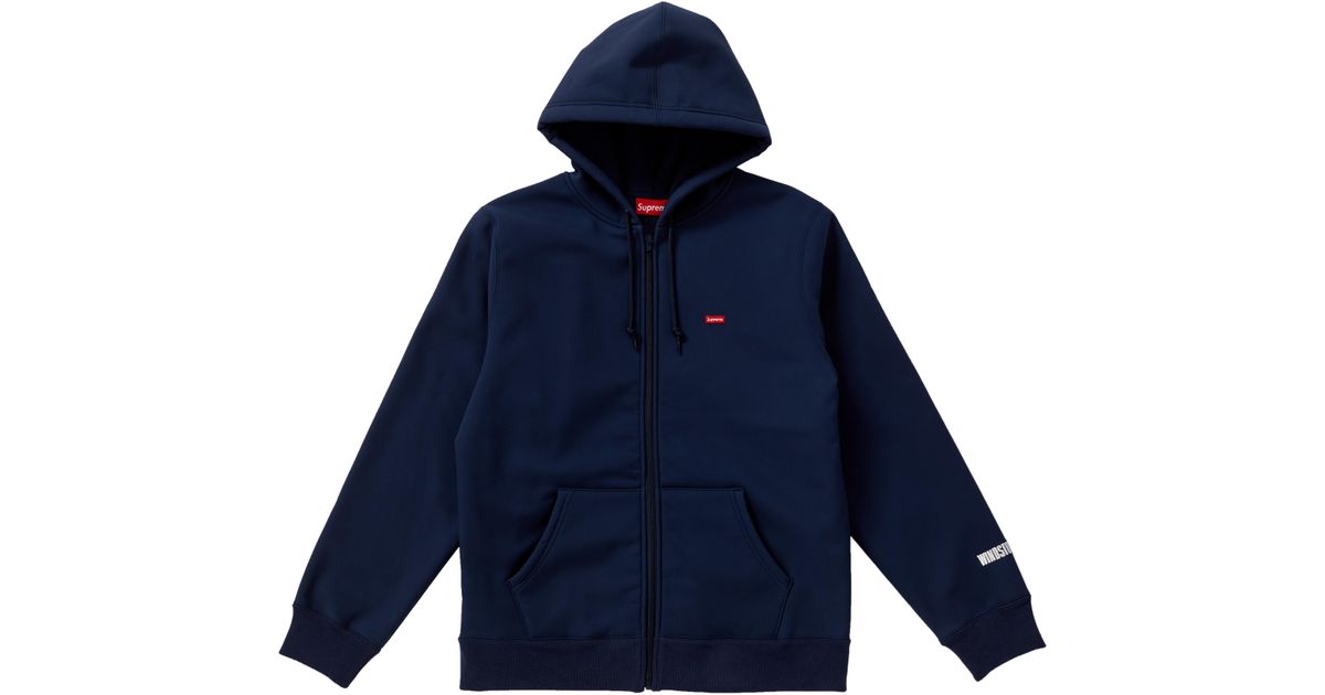 supreme windstopper zip up