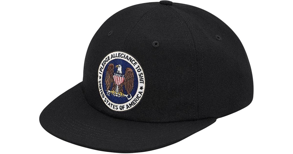 supreme pledge allegiance hat