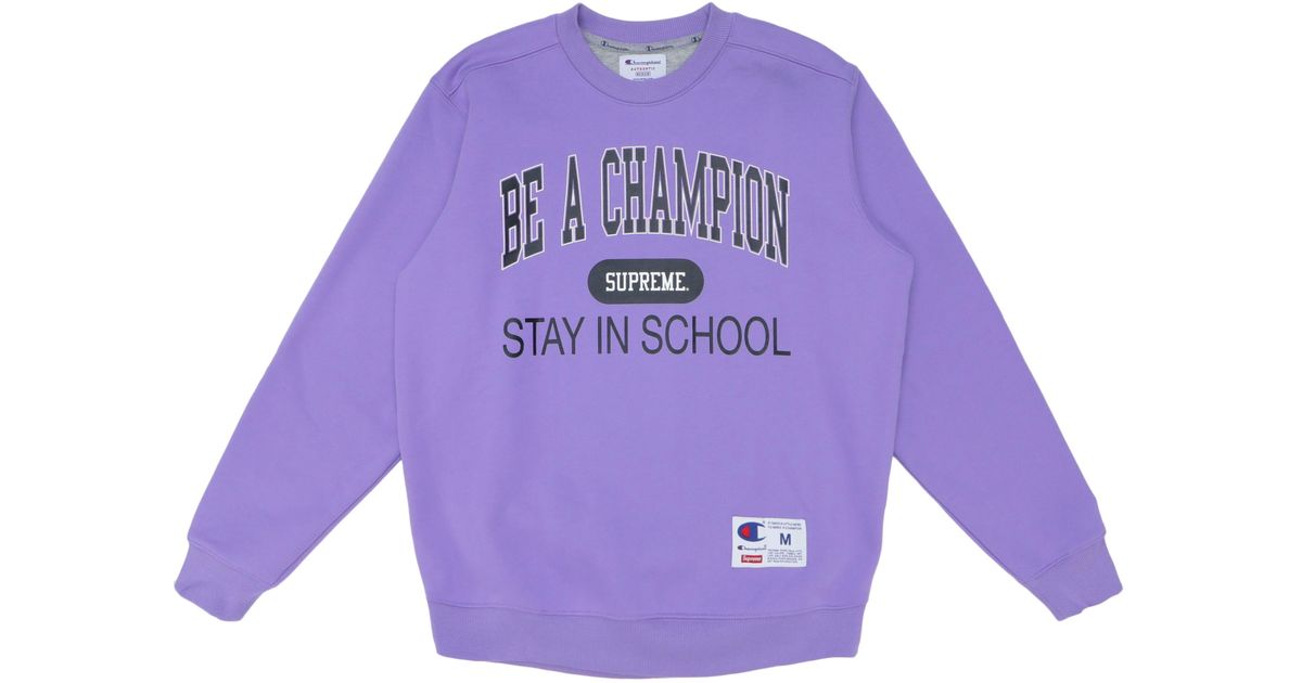 light purple champion shirt