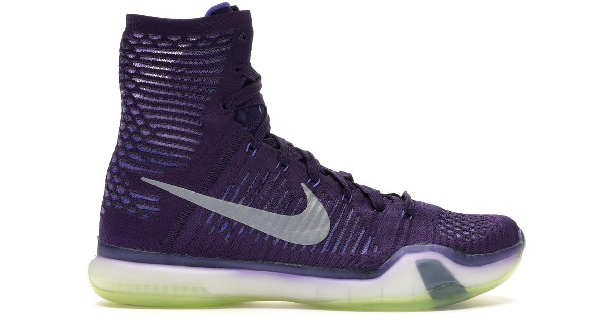 kobe 10 elite low purple