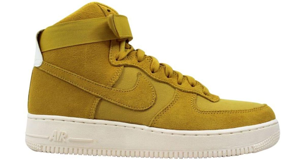 yellow air force ones high tops