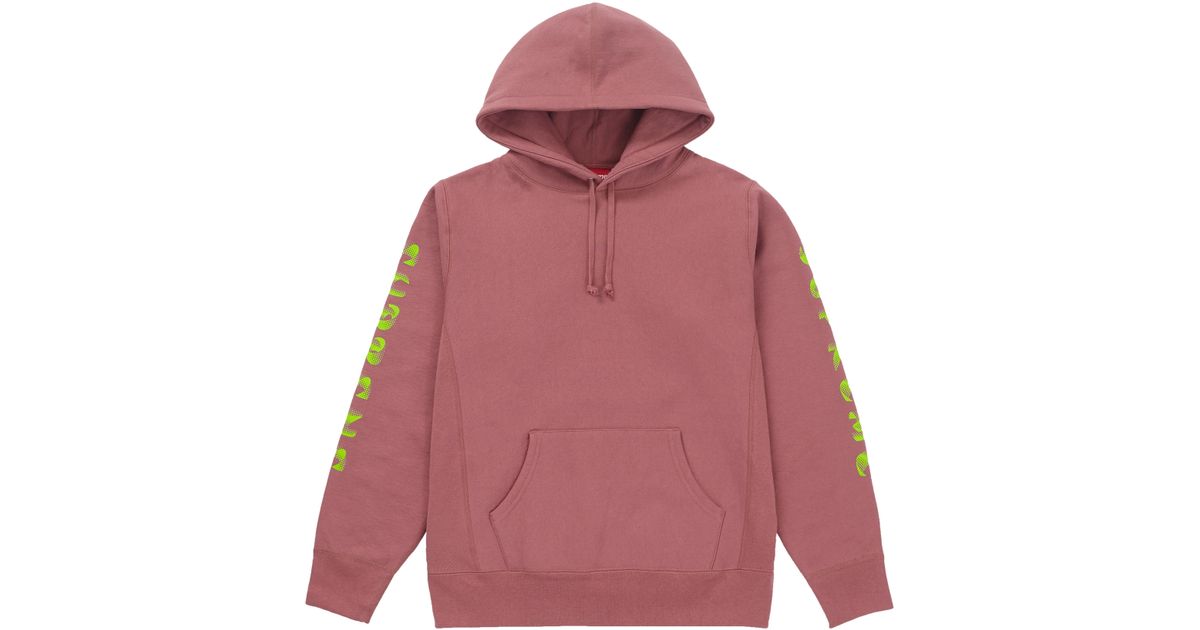 gradient sleeve hooded sweatshirt supreme
