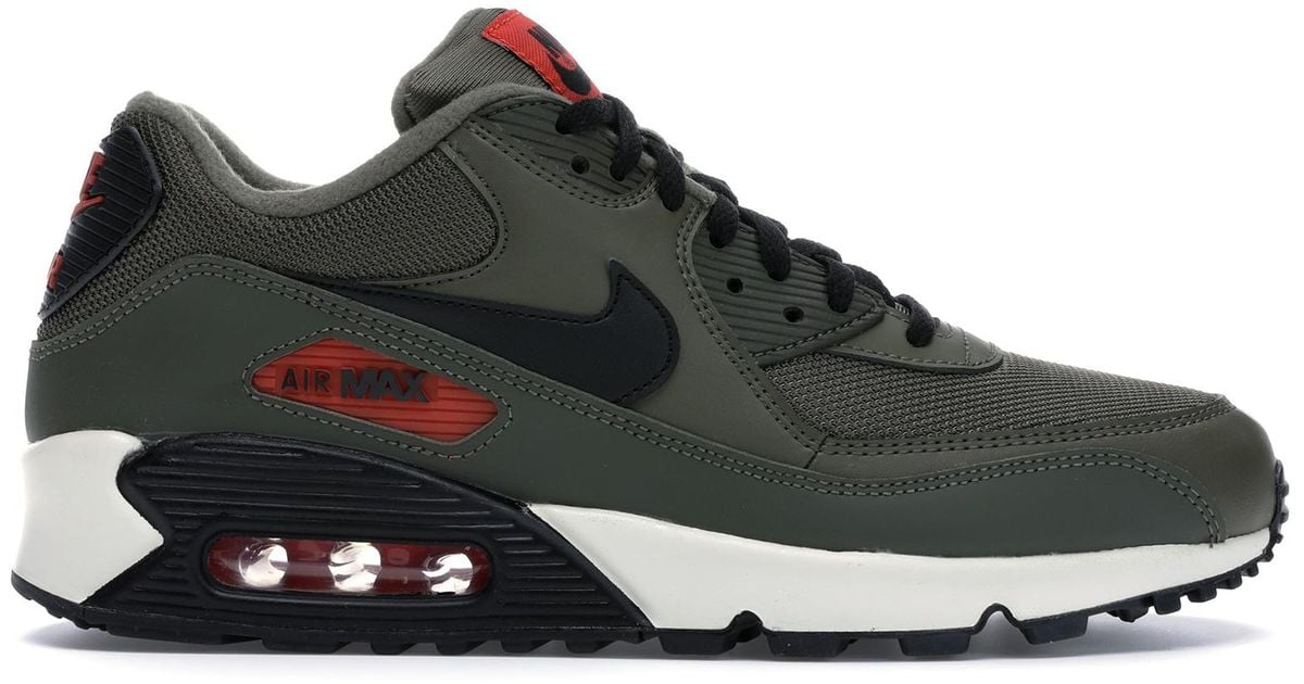 mens nike air max 90 black and orange