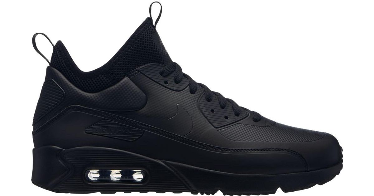 nike air max mid winter black