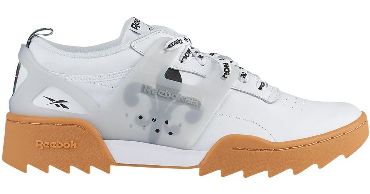 Reebok Workout Ripple 3am Nola in White/Black (White) for