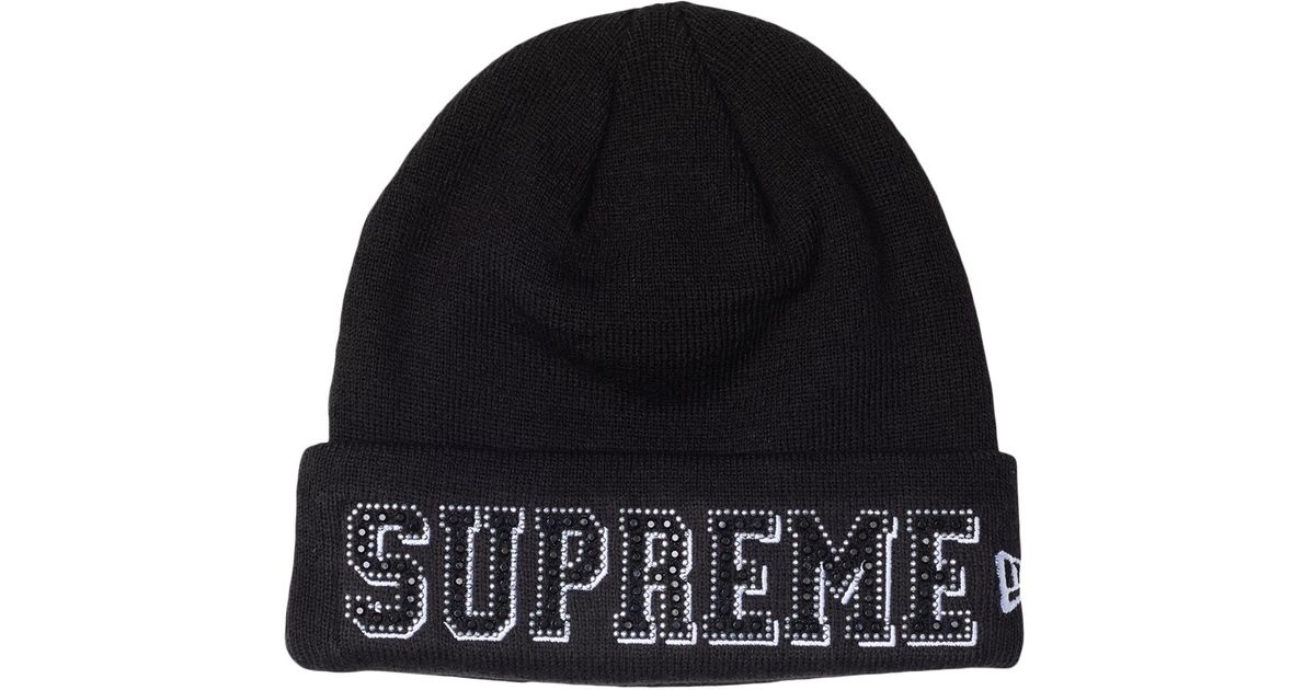 supreme new era gems beanie