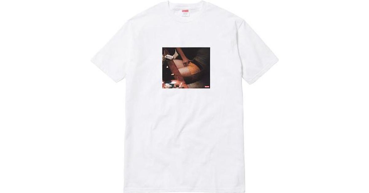 supreme kids hand tee