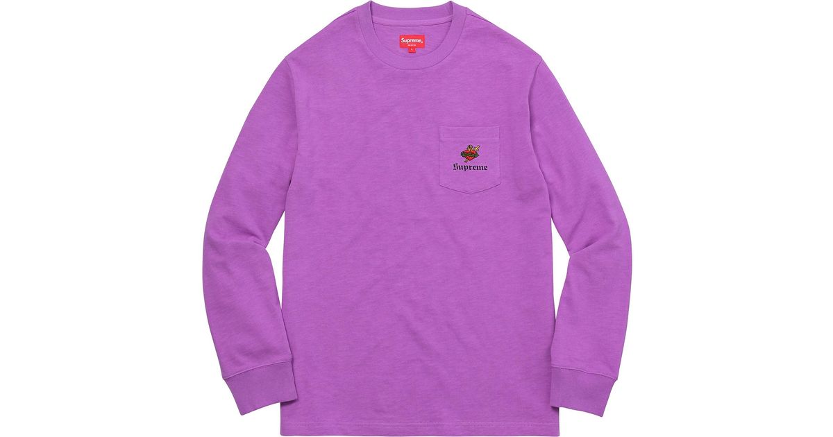 supreme sacred heart long sleeve