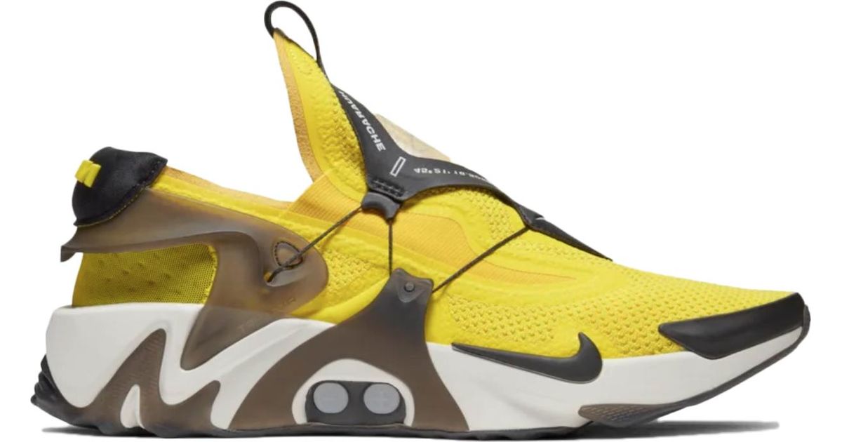 yellow and gray huaraches