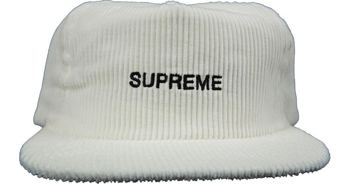 supreme white cap