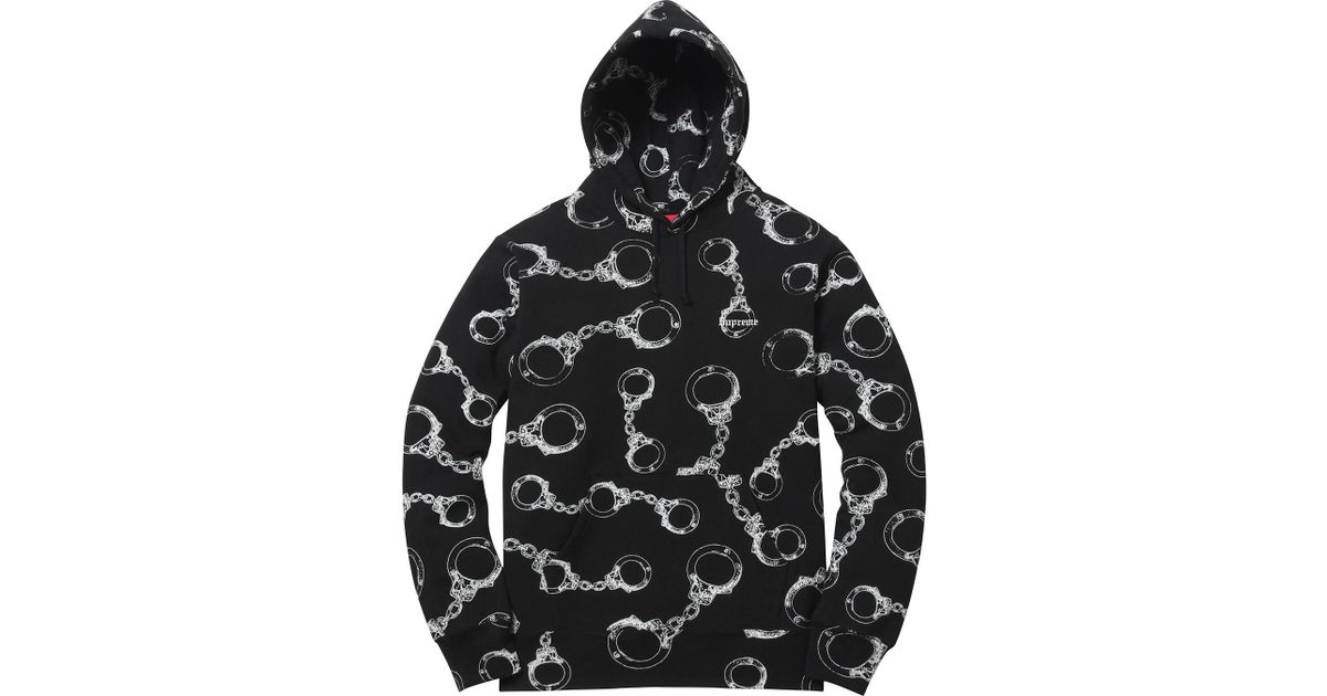 supreme handcuff hoodie